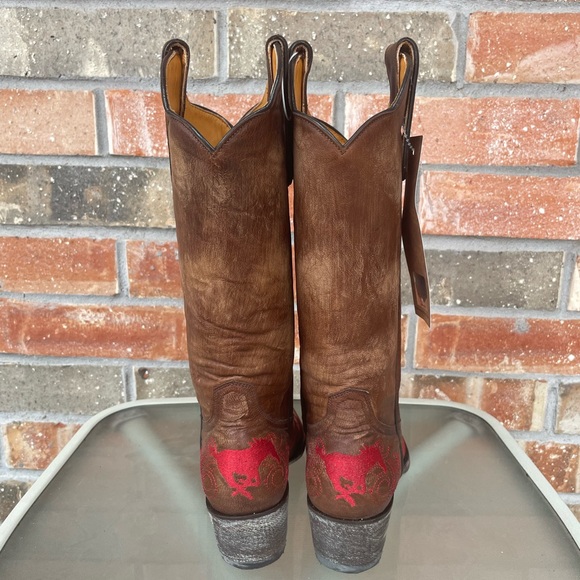 SMU Mustangs Gameday Cowboy Boots - Picture 5 of 8